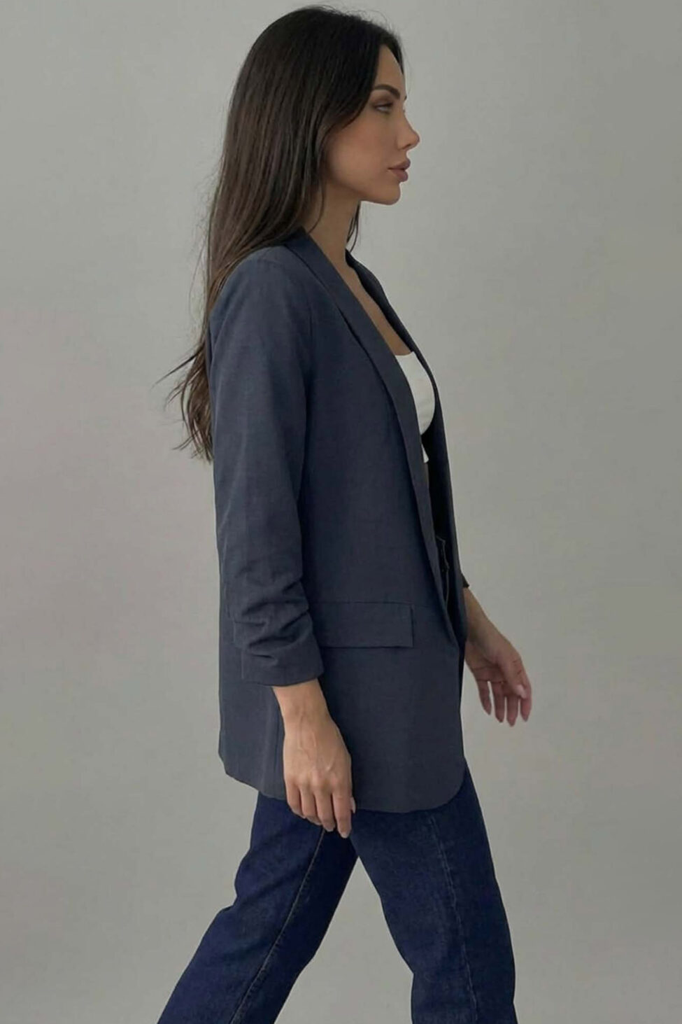 Leni σακάκι γκρι σκούρο - Image 2