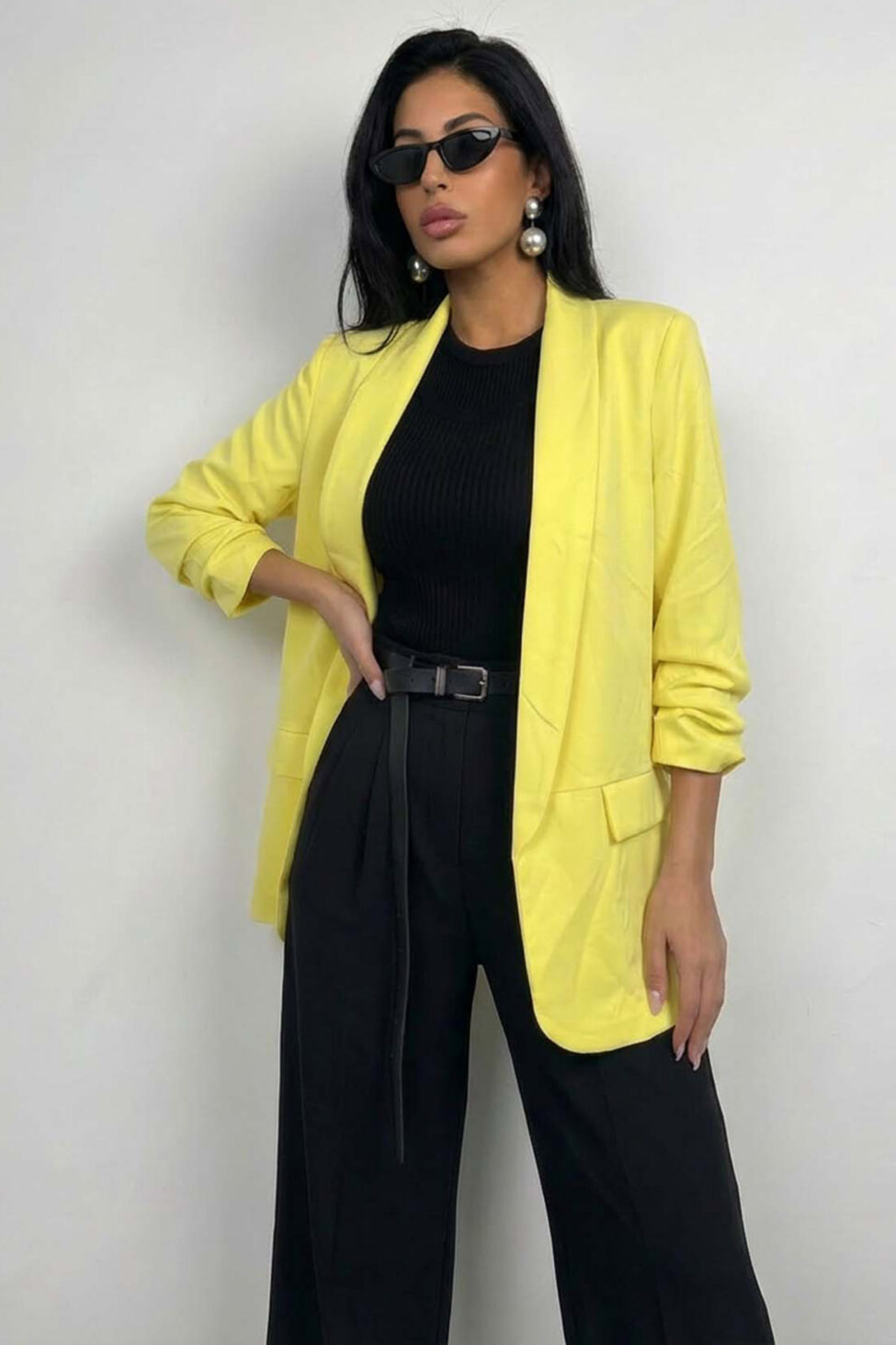 Leni σακάκι κίτρινο - Image 2