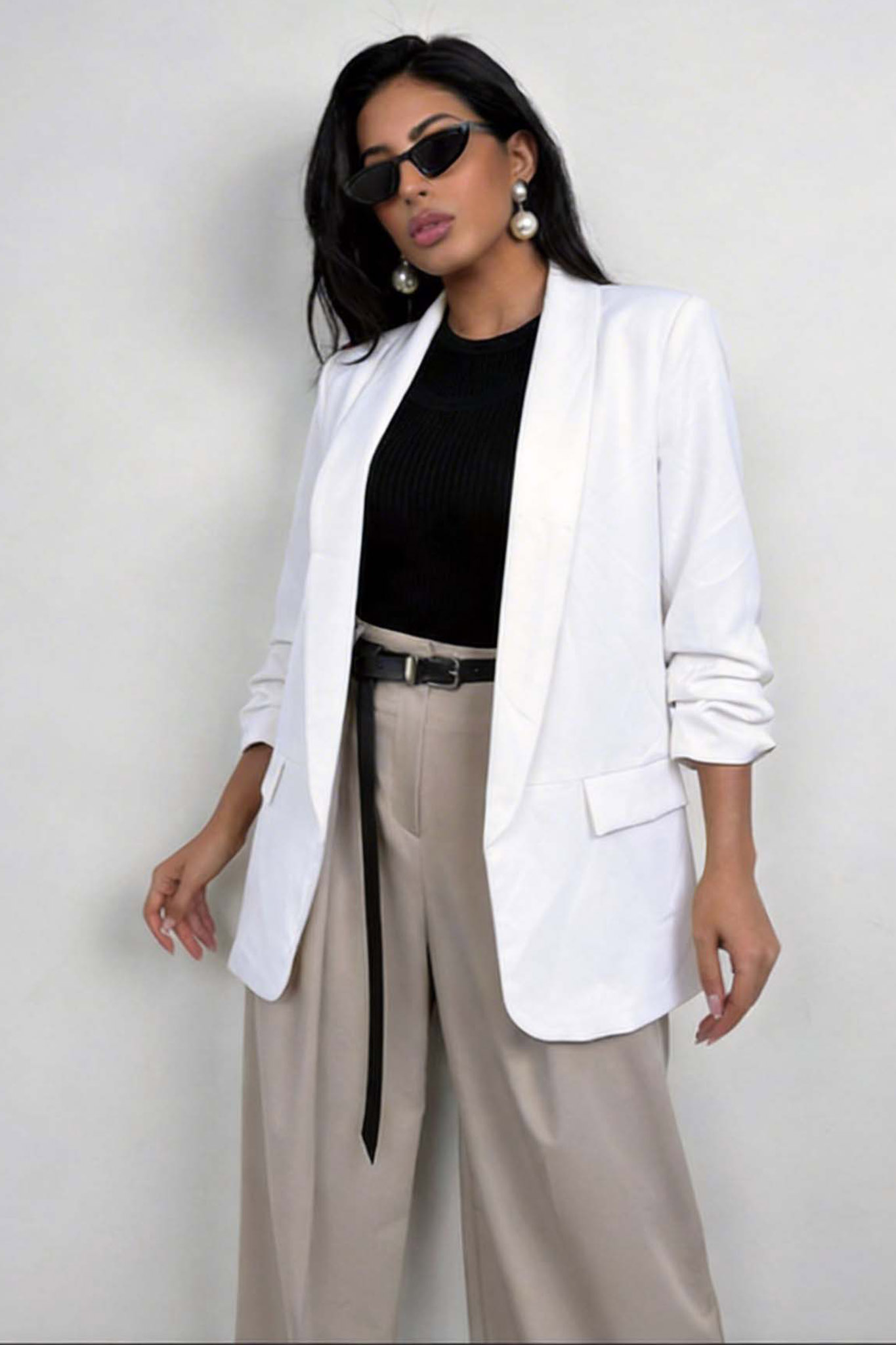 Leni σακάκι λευκό Leni σακάκι λευκό - Image 1