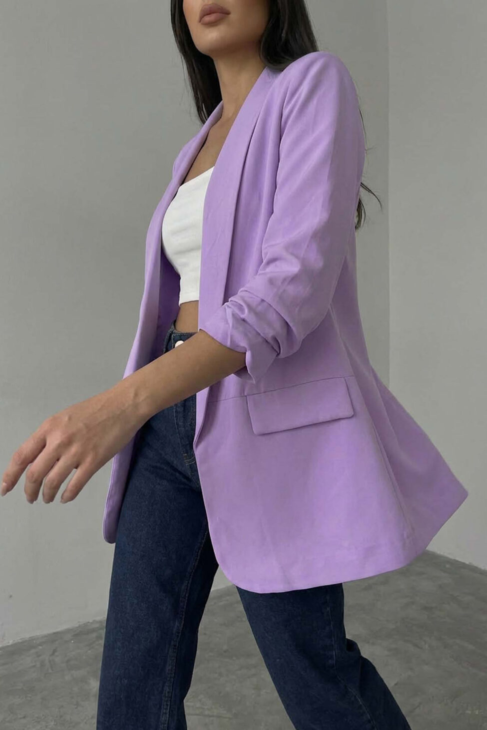 Leni σακάκι λιλά - Image 2