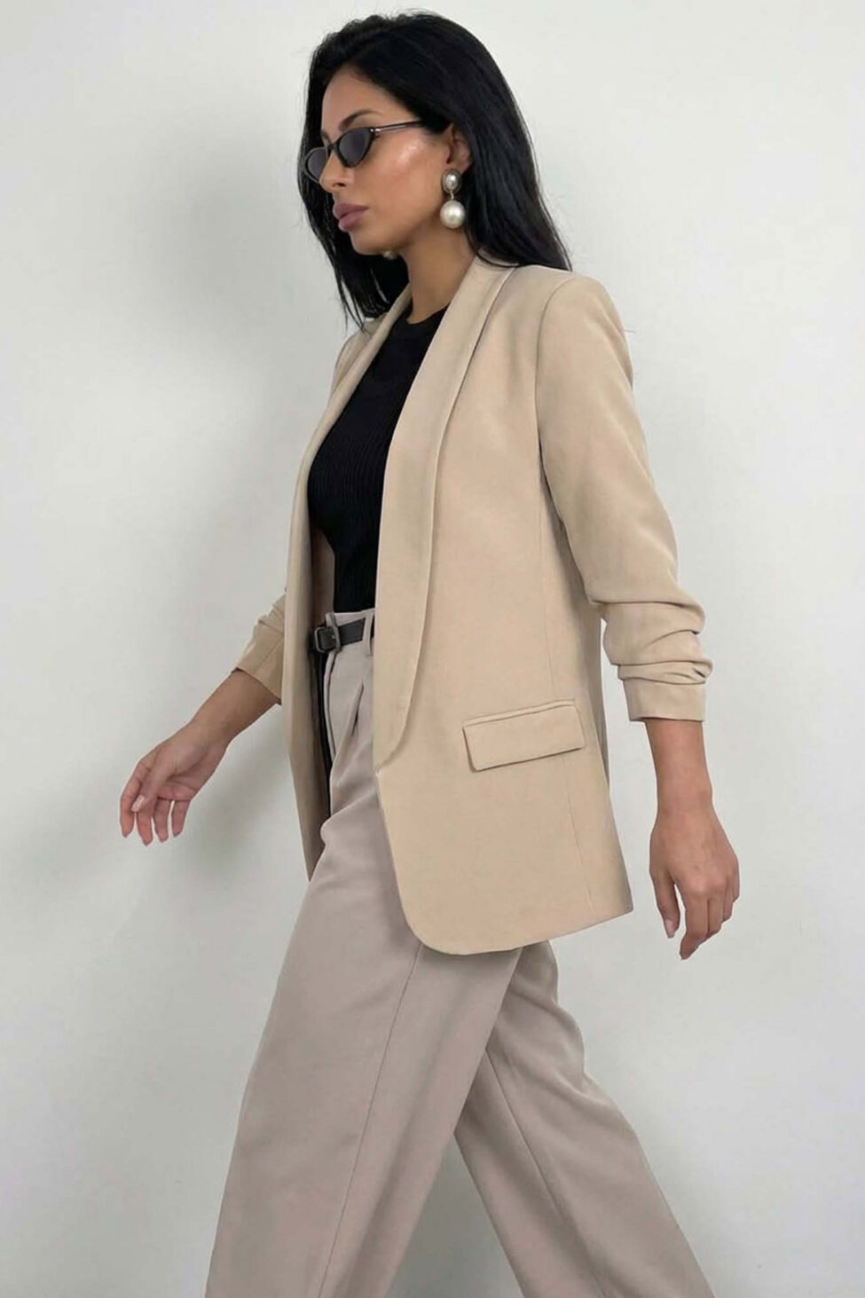 Leni σακάκι μπεζ - Image 2