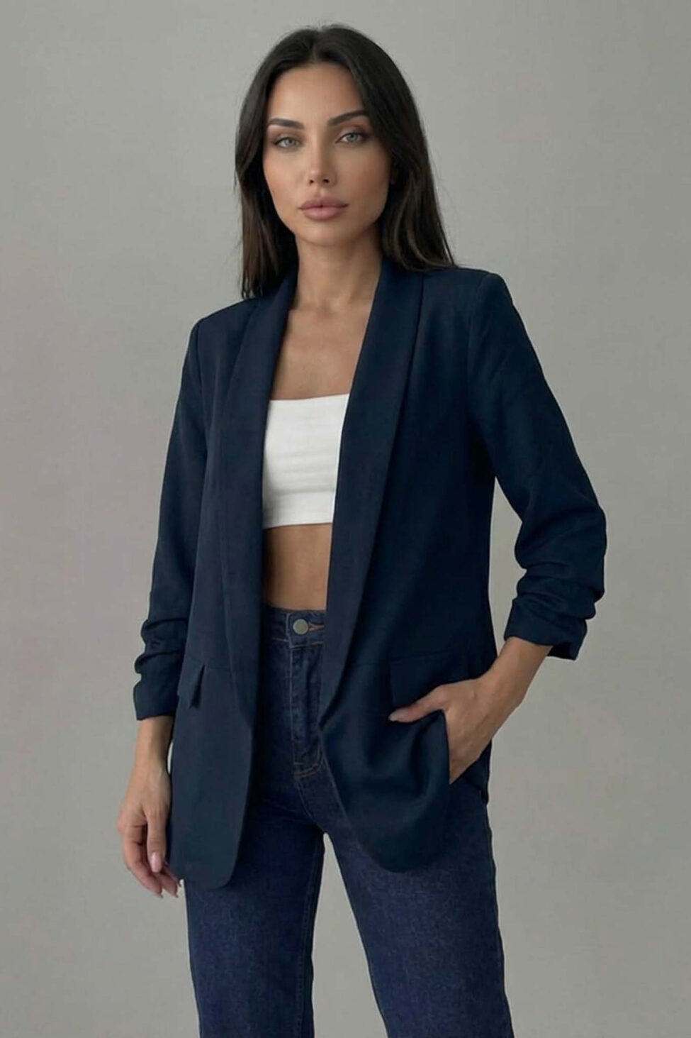 Leni σακάκι μπλε σκούρο - Image 2