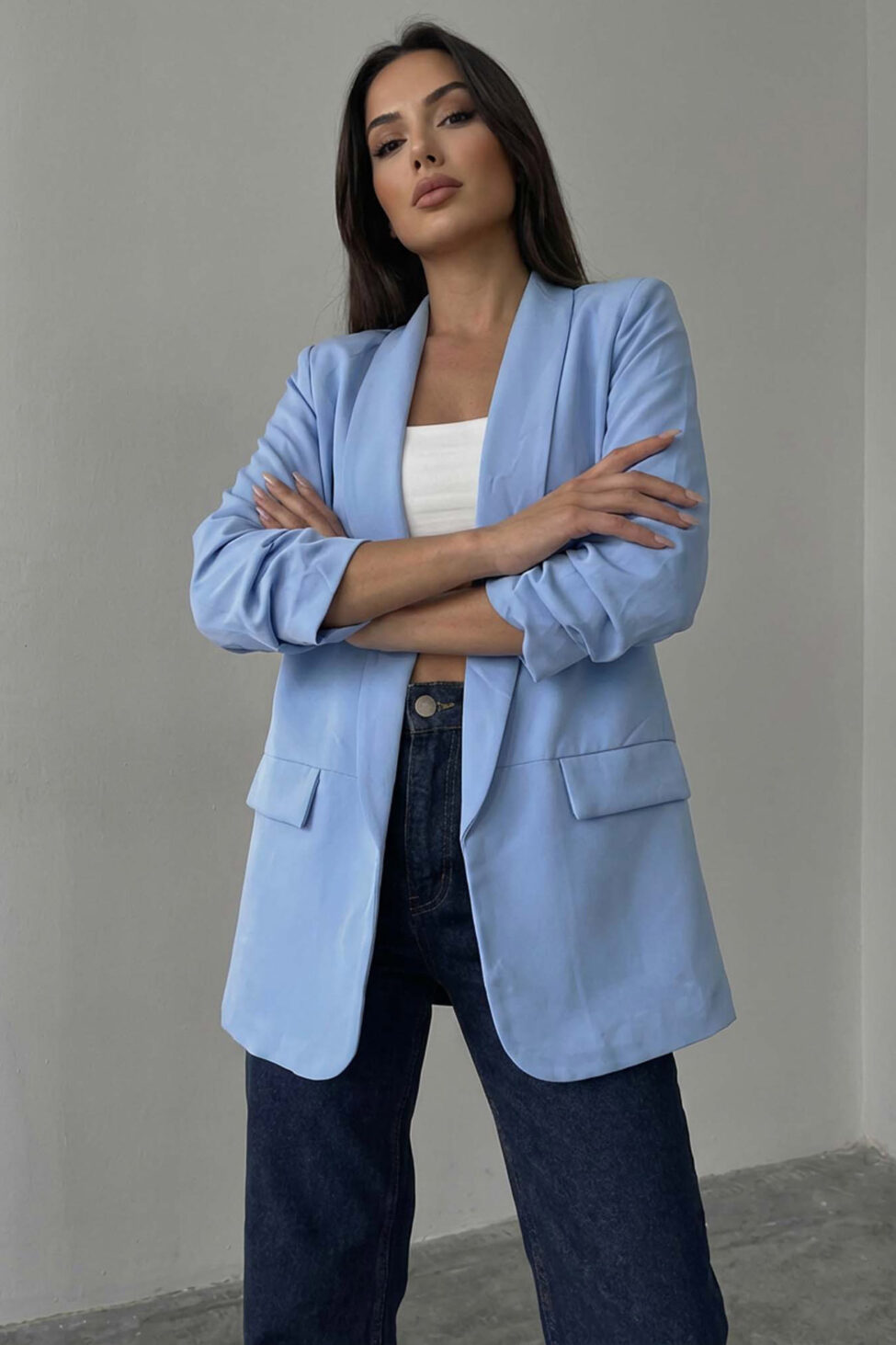 Leni σακάκι σιελ - Image 2