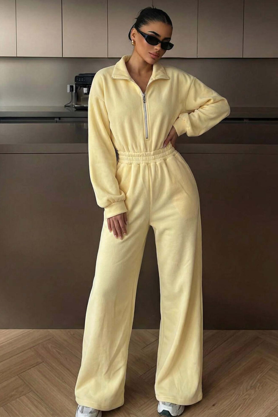 Marty ολόσωμη φόρμα κίτρινο - Image 2