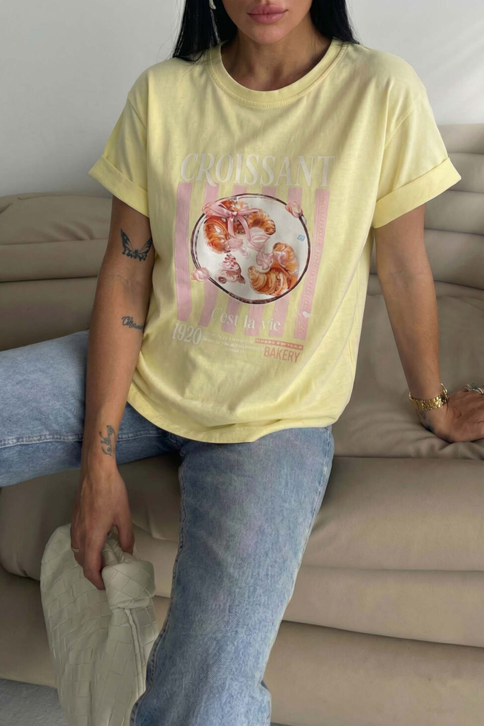 Montmartre t-shirt κίτρινο - Image 2