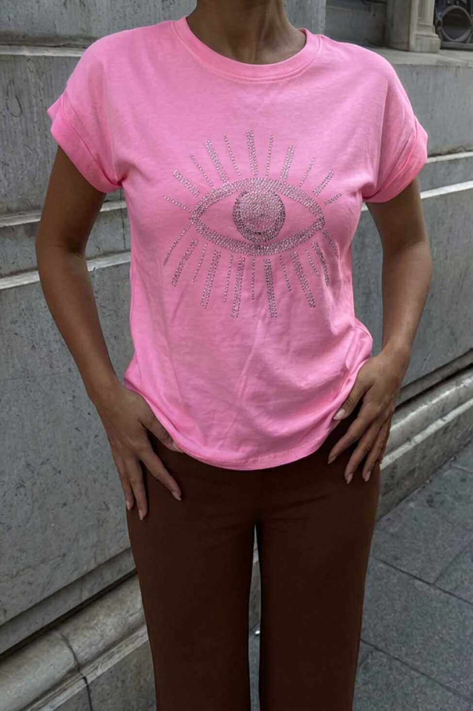 Nazar t-shirt ροζ - Image 2