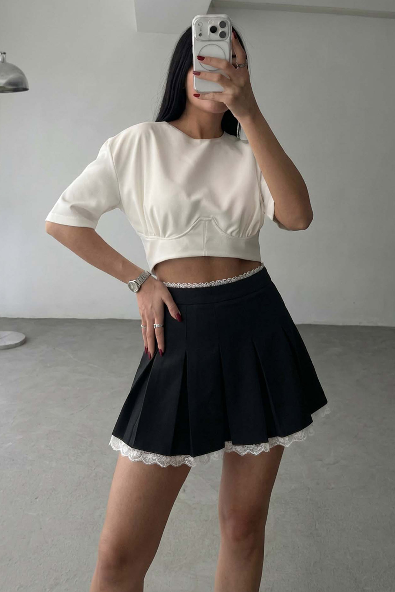 Park μίνι φούστα μαύρο Park μίνι φούστα μαύρο - Image 1