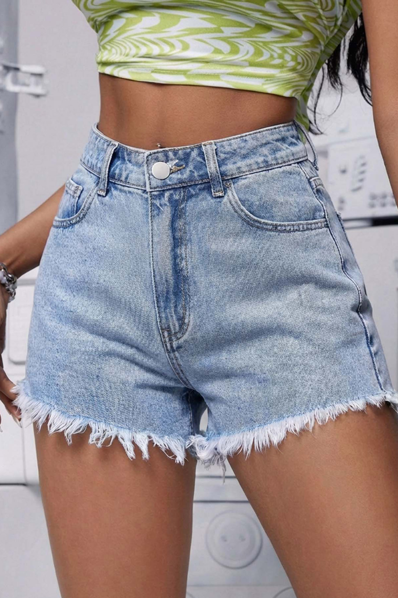 Shifta τζιν σορτς μπλε Shifta τζιν σορτς μπλε - Image 1