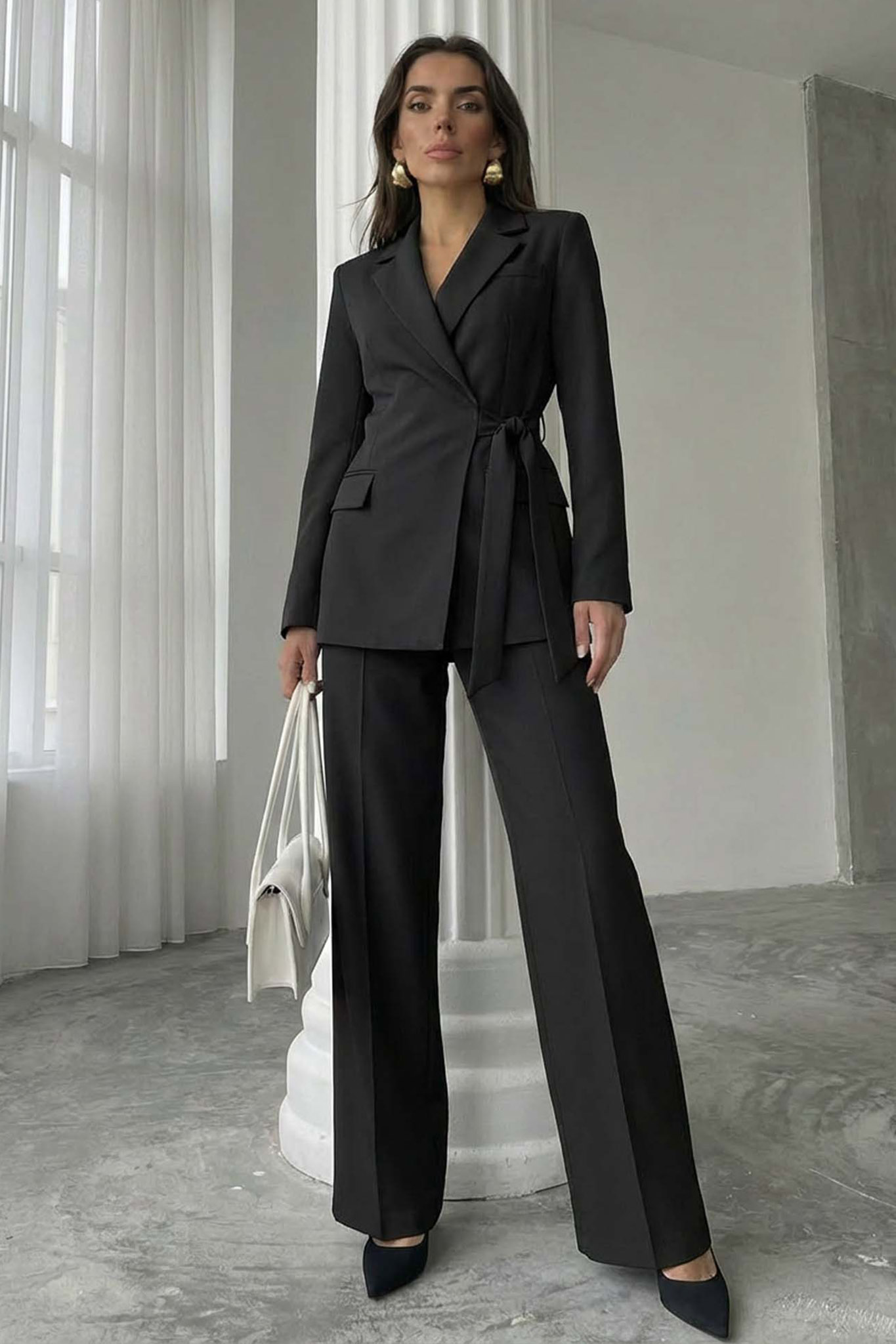 Tagger σετ σακάκι παντελόνι μαύρο - Image 1