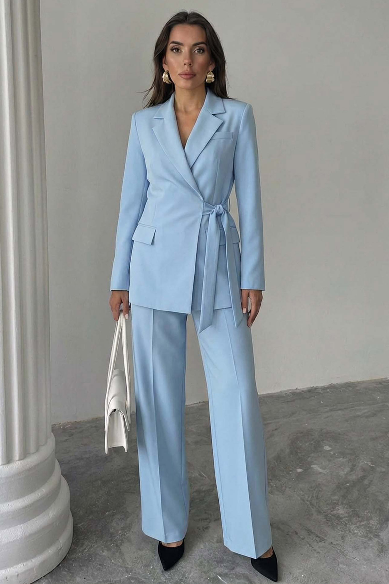 Tagger σετ σακάκι παντελόνι σιελ - Image 1