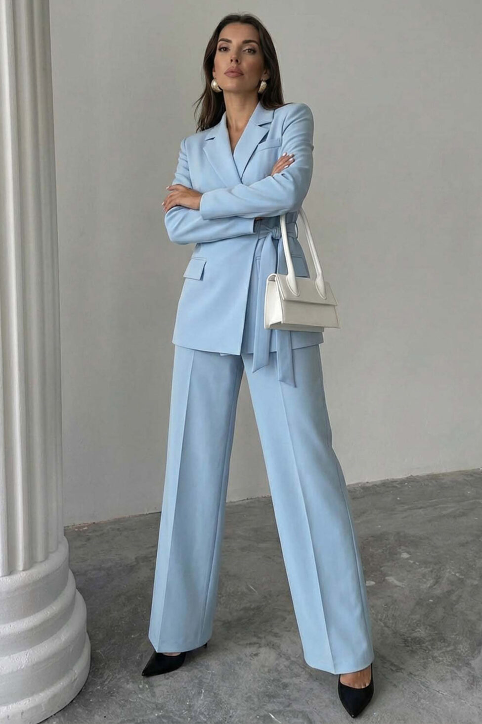 Tagger σετ σακάκι παντελόνι σιελ - Image 2