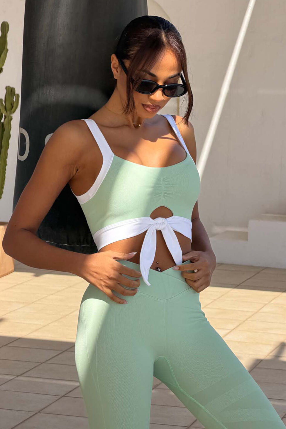 Torde σετ τοπ - κολάν φυστικί - Image 4