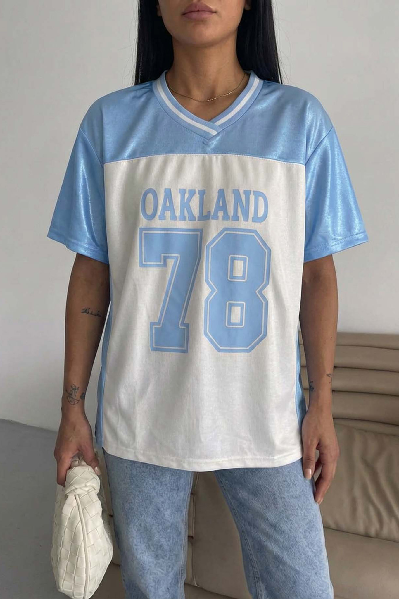 Valora t-shirt μπλε Valora t-shirt μπλε - Image 1