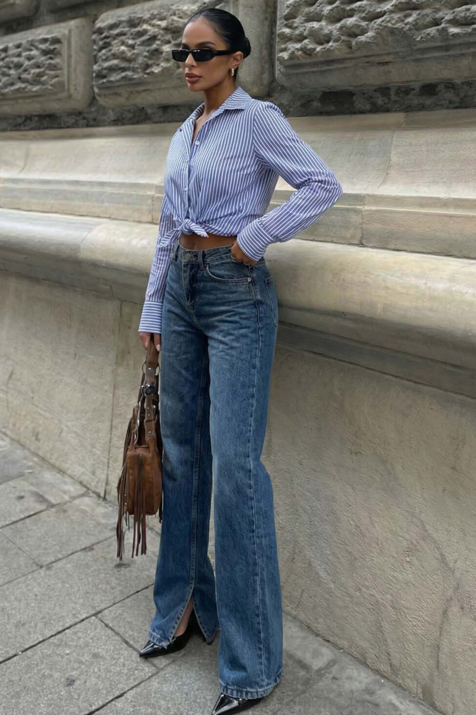 Velis πουκάμισο ριγέ μπλε - Image 2