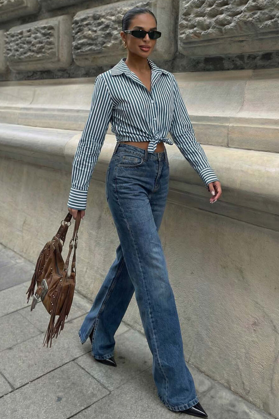 Velis πουκάμισο ριγέ πράσινο - Image 2