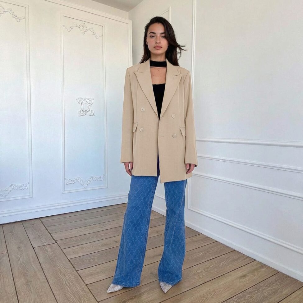 Warcraft σακάκι μπεζ - Image 2