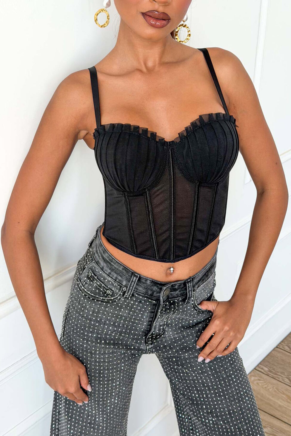 Kelly κορσές μαύρο - Image 2