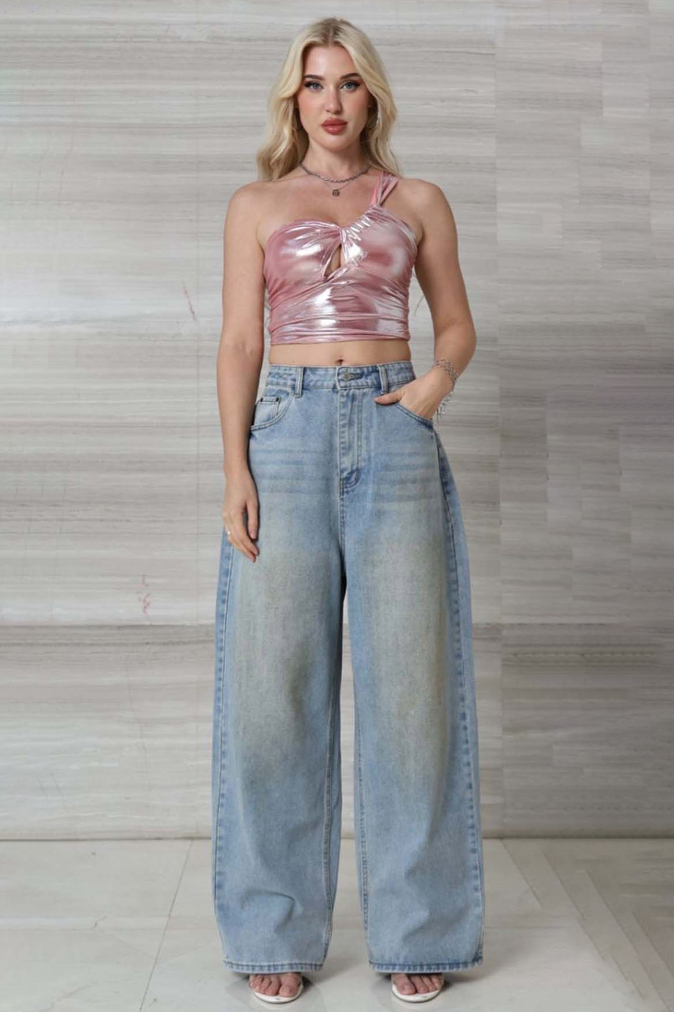 15Alaska τζιν παντελόνι light blue 15Alaska τζιν παντελόνι light blue - Image 1