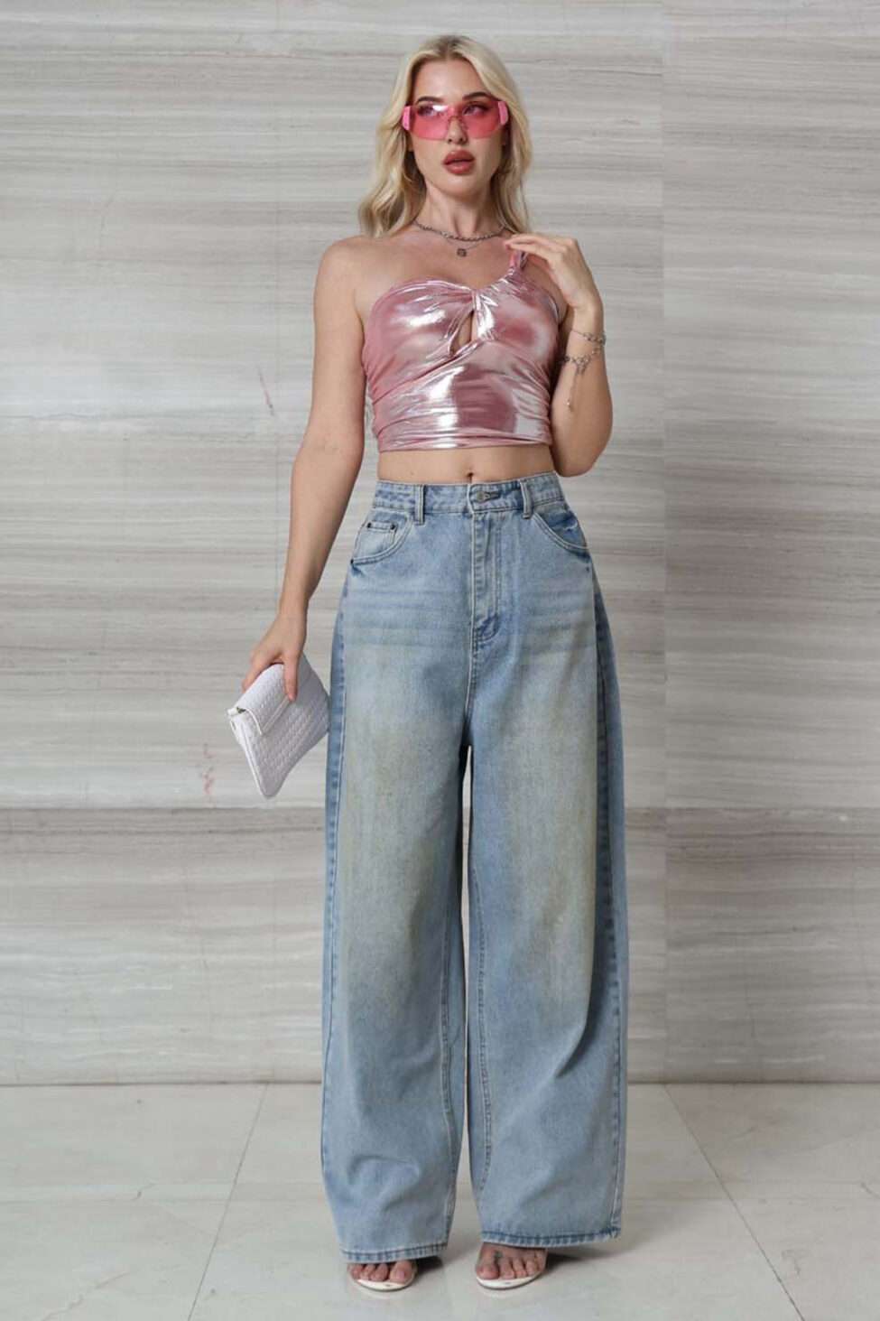 15Alaska τζιν παντελόνι light blue - Image 2