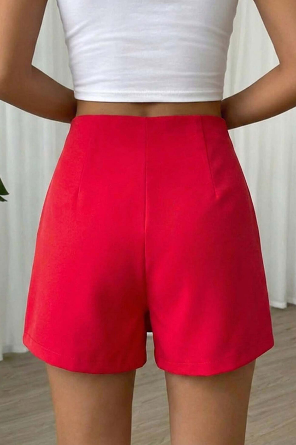 Adagio μίνι φούστα σορτς κόκκινο - Image 2