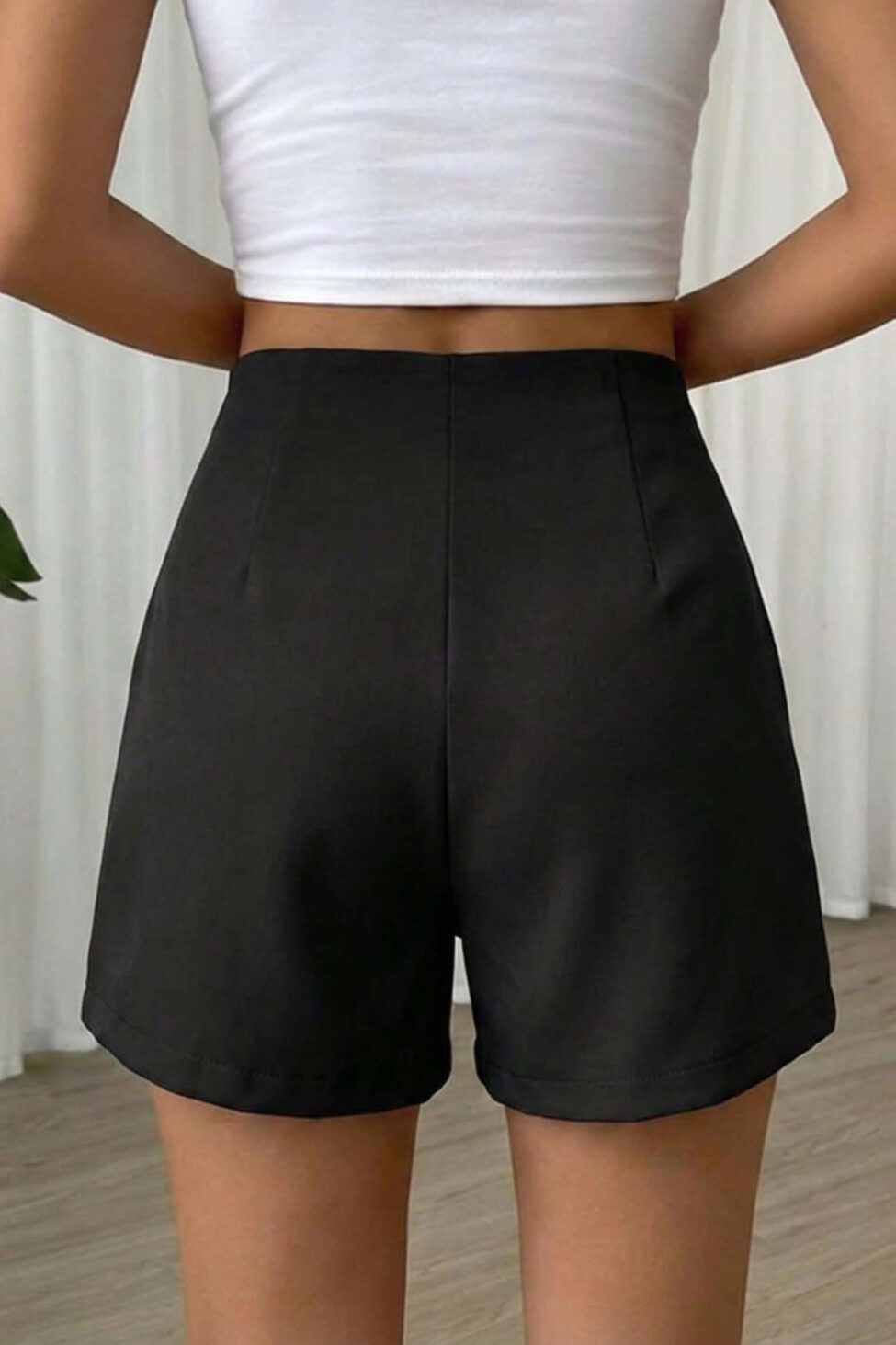 Adagio μίνι φούστα σορτς μαύρο - Image 2