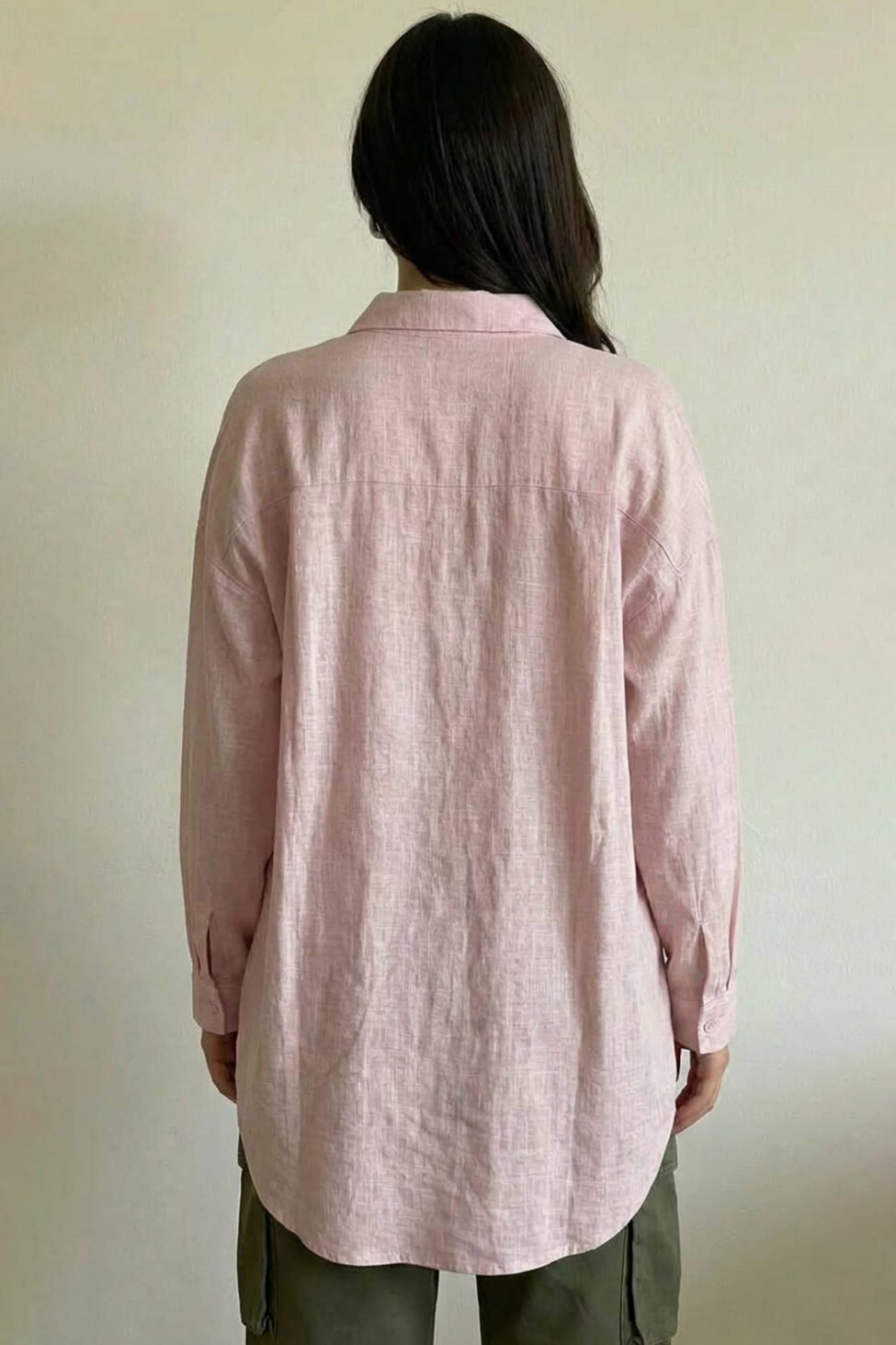 Aerial μακρυμάνικο πουκάμισο ροζ - Image 2
