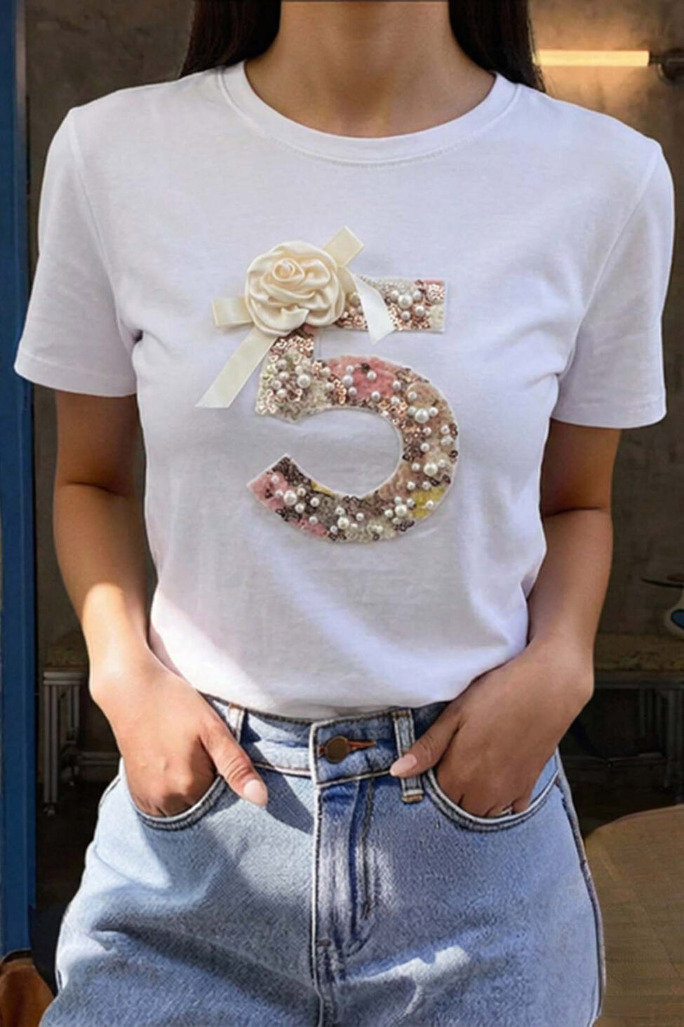 Ariba t-shirt λευκό - Image 2