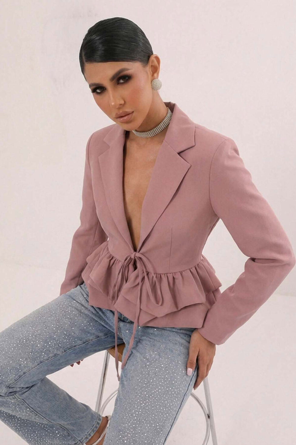 Cusack ζακέτα σακάκι dusty pink - Image 2