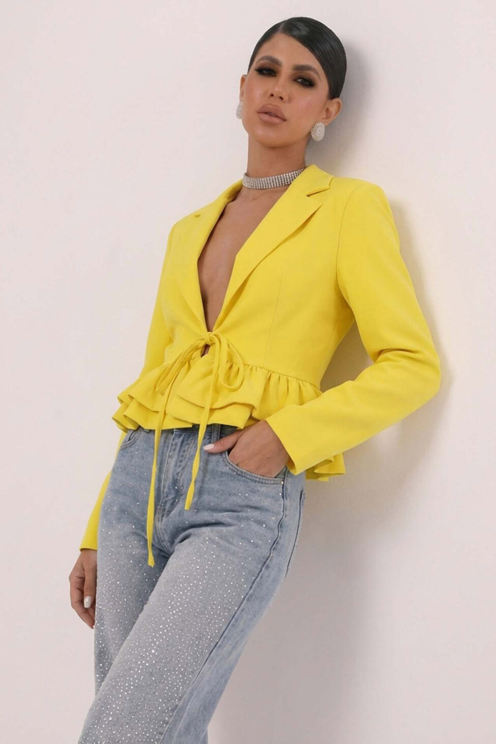 Cusack ζακέτα σακάκι κίτρινο - Image 2