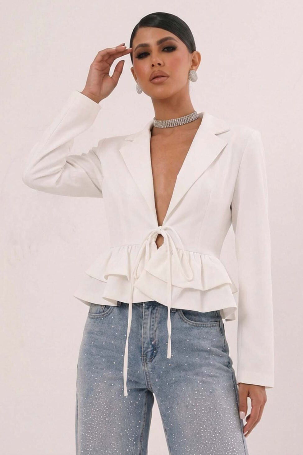 Cusack ζακέτα σακάκι λευκό - Image 2