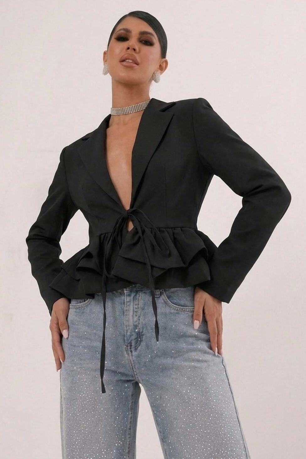 Cusack ζακέτα σακάκι μαύρο - Image 2