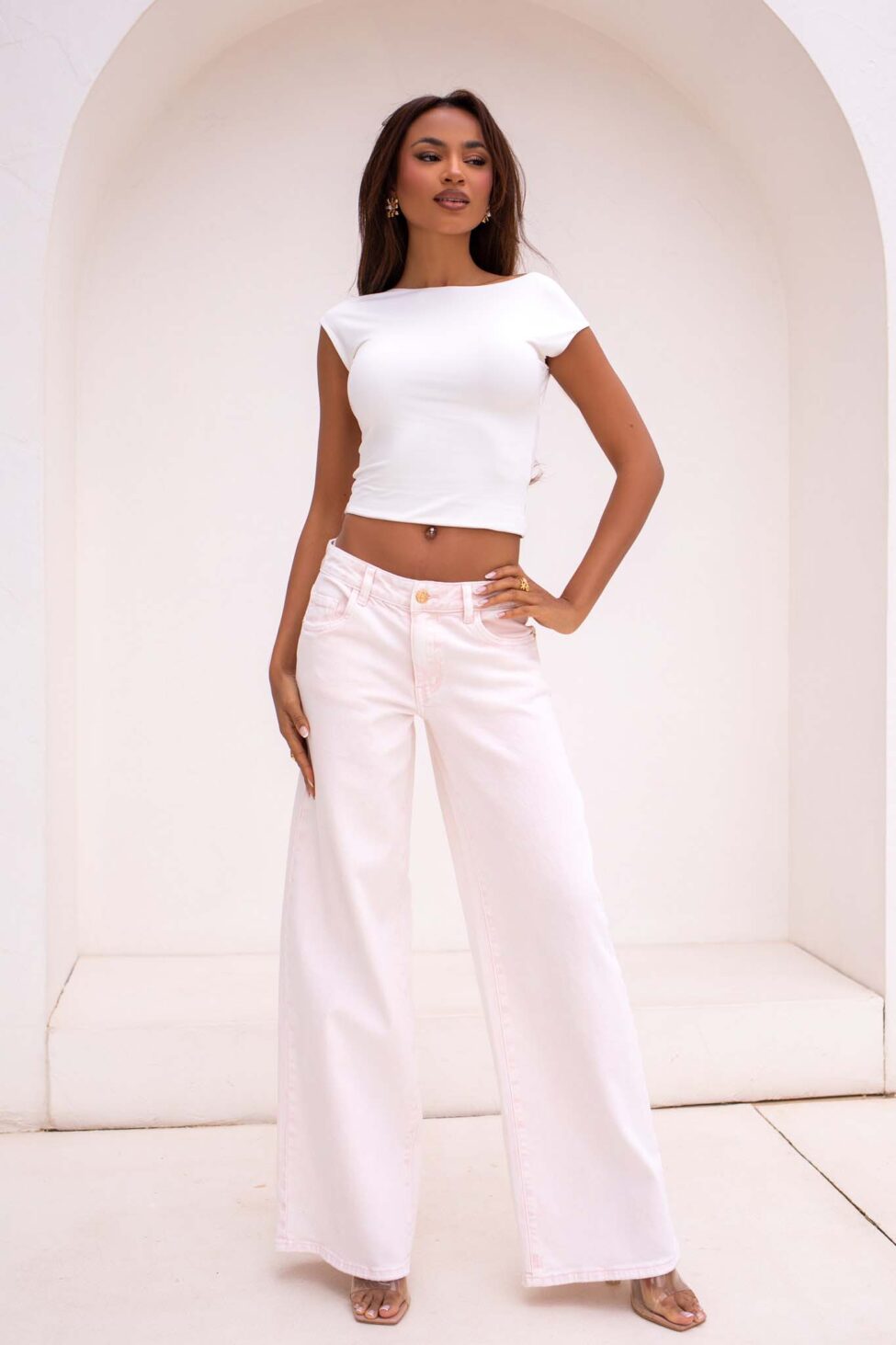 Cutra τζιν παντελόνι ροζ - Image 2