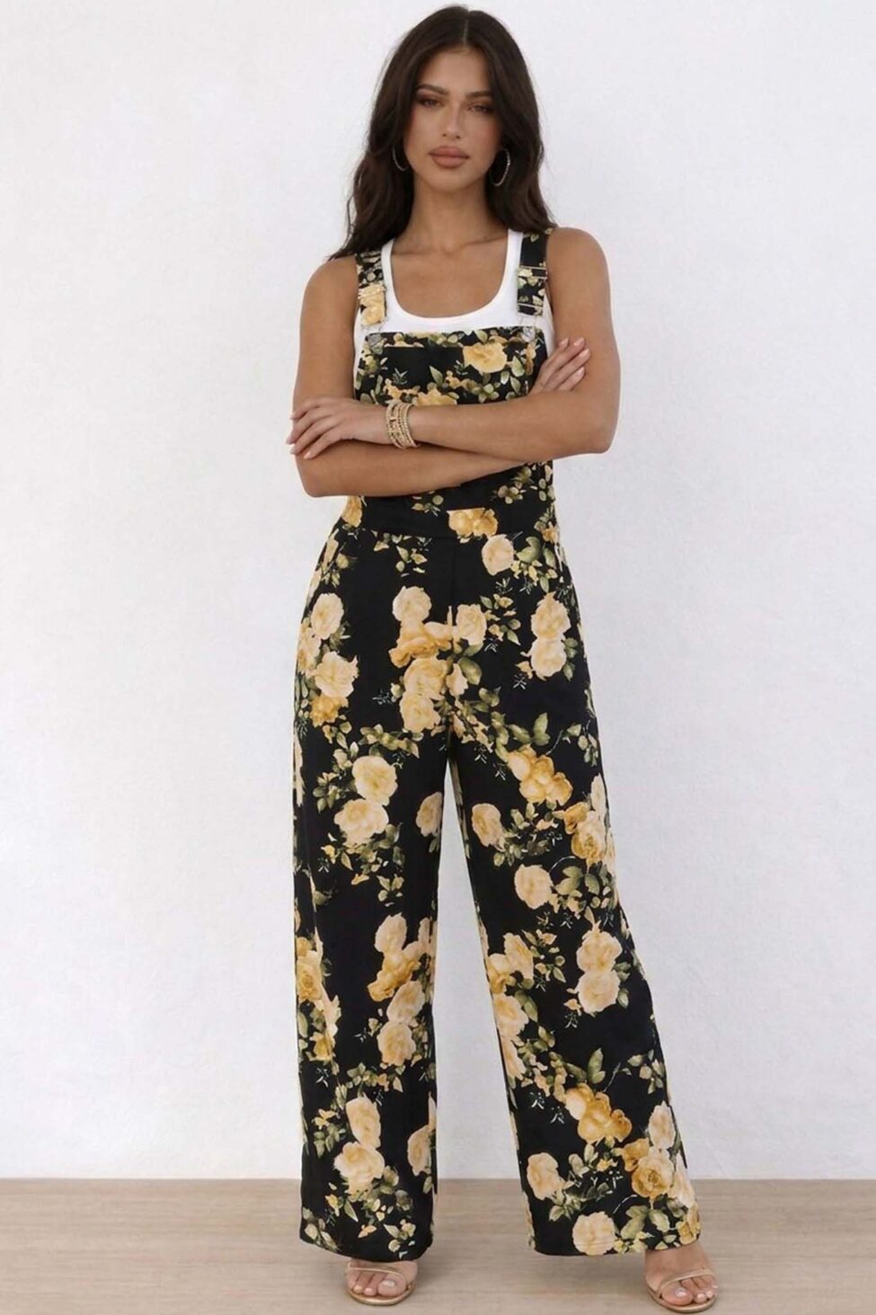 Dalida σαλοπέτα φλοράλ μαύρο - Image 2