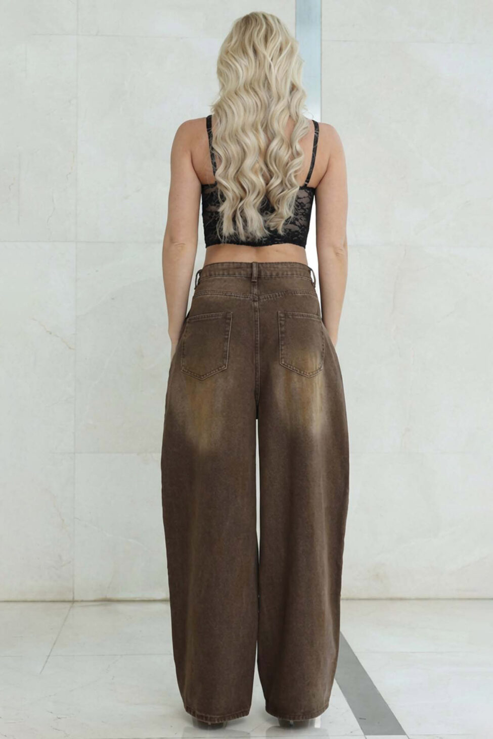 Douglas τζιν παντελόνι καφέ - Image 2