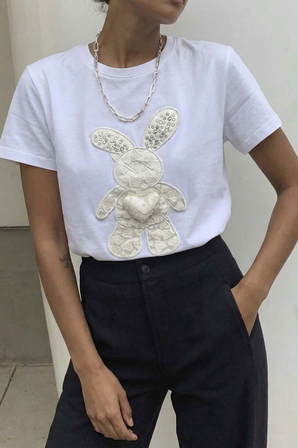 Dribble μπλούζα κοντομάνικη λευκό - Image 2