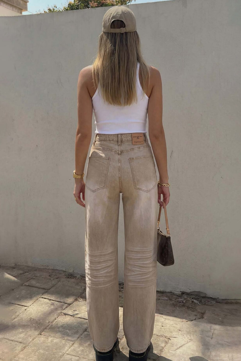 Edan τζιν παντελόνι μπεζ - Image 2