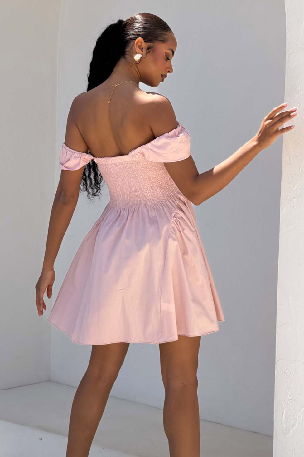 Hypnose μίνι φόρεμα σομόν - Image 3