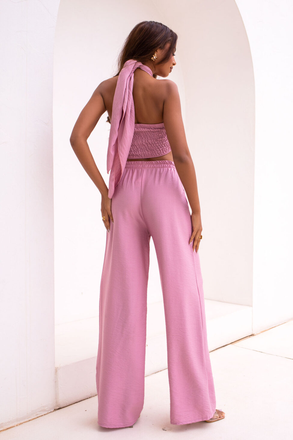 Liberica σετ τοπ παντελόνι σομόν - Image 3