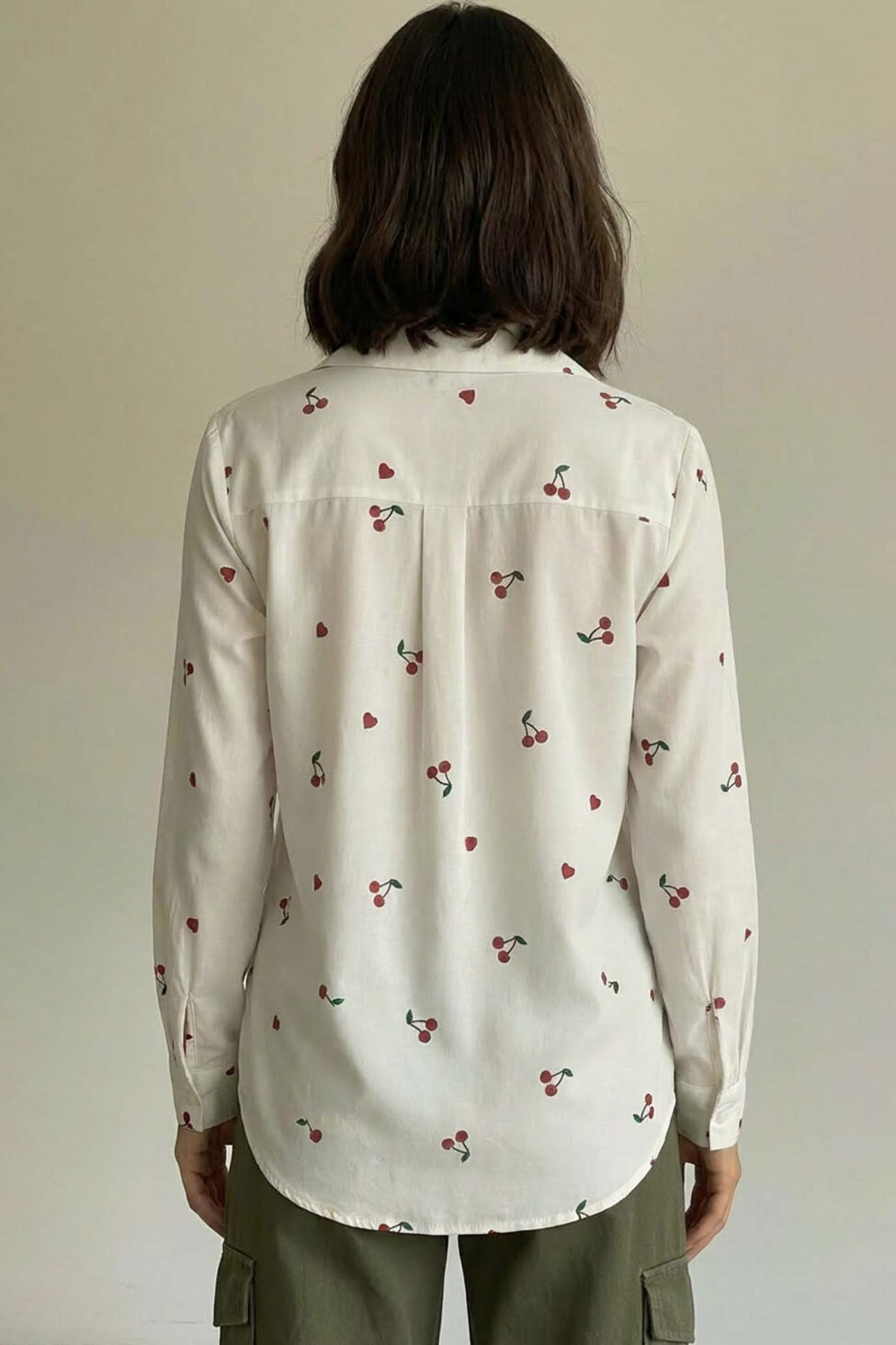 Mello πουκάμισο με κεράσια κόκκινο - Image 2