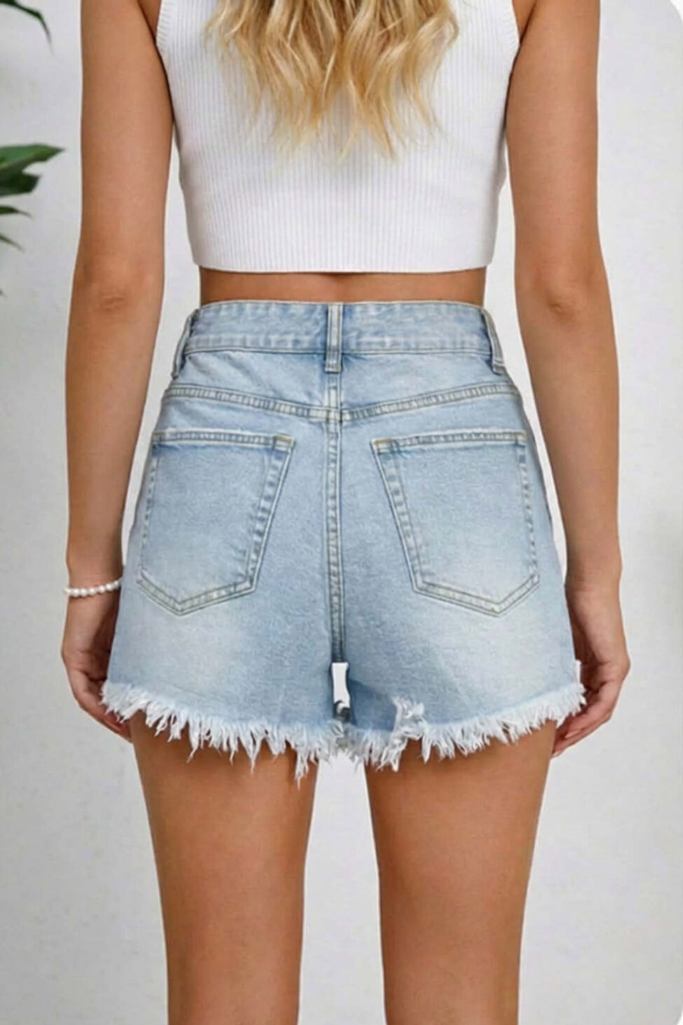 Menepi τζιν σορτς light blue - Image 2