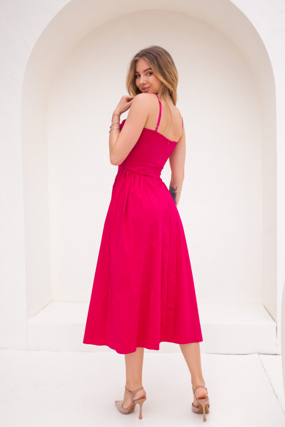 Nitro Φόρεμα Μίντι κόκκινο - Image 2