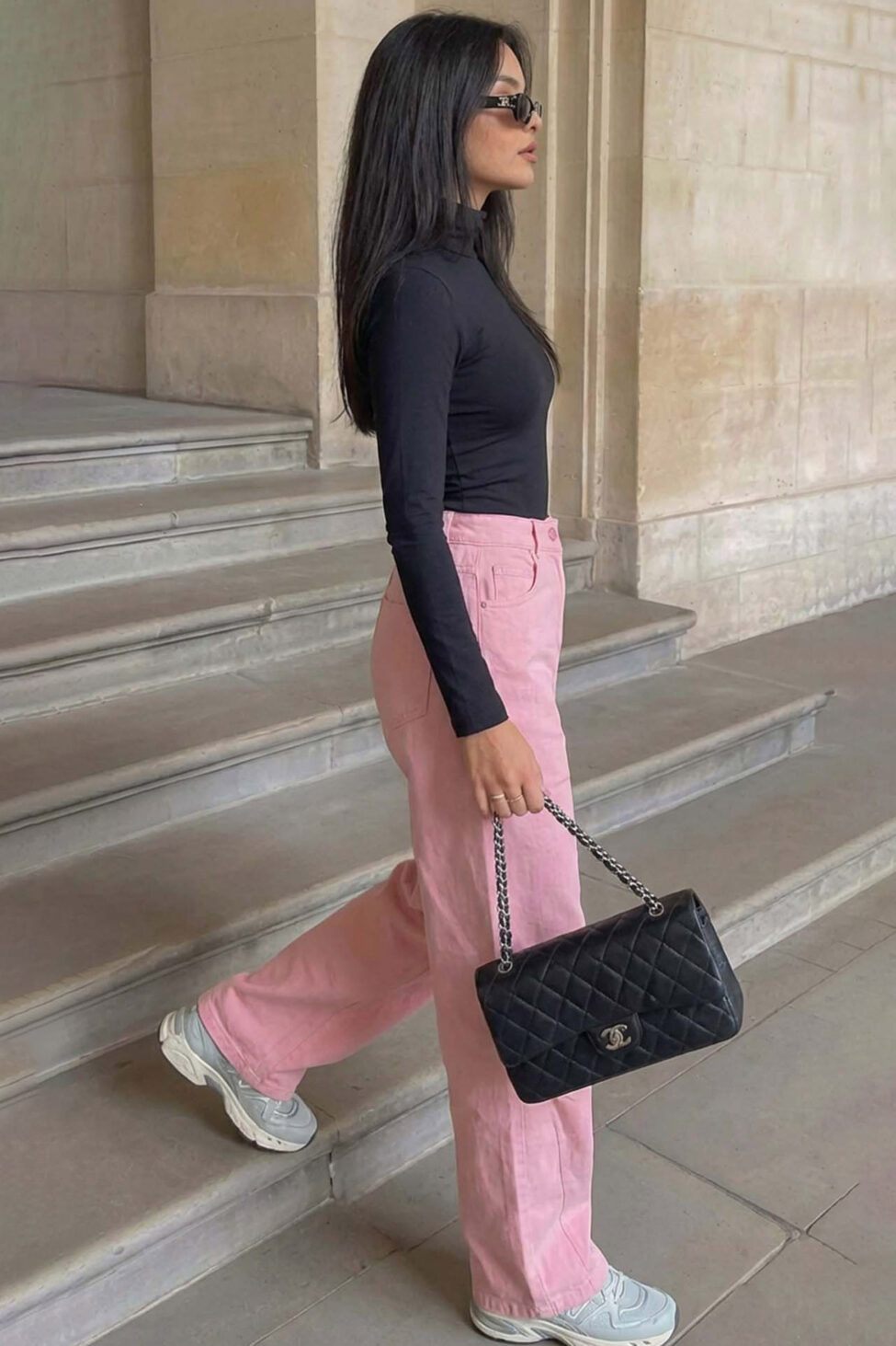 Nitrogen τζιν παντελόνι ροζ - Image 2