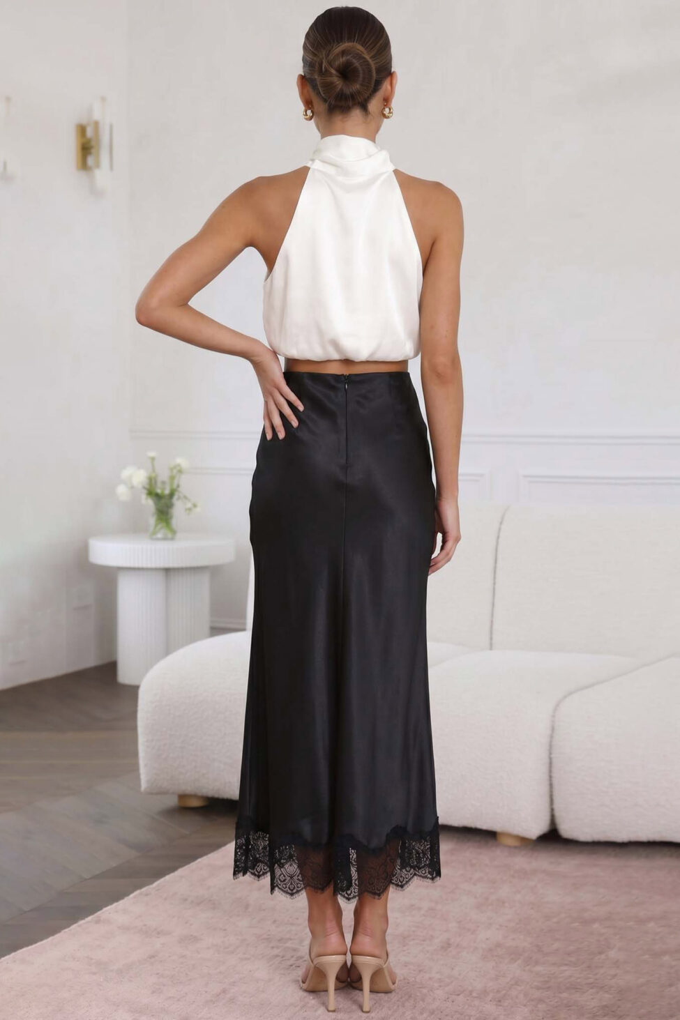 Otto μίντι φούστα μαύρο - Image 2