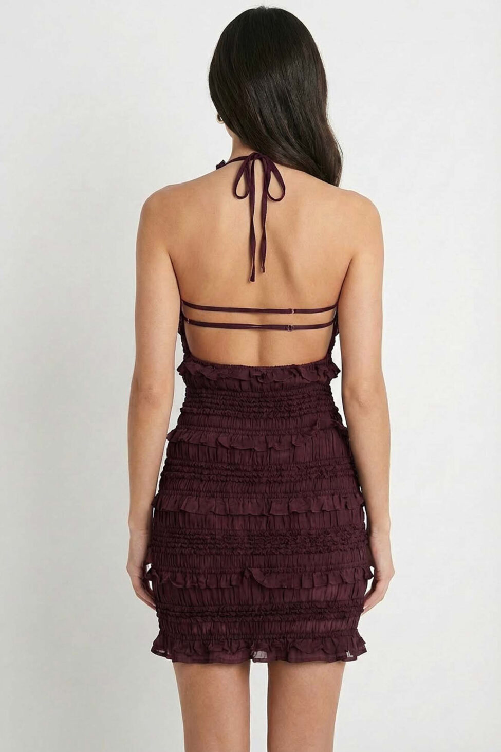 Rabanne μίνι φόρεμα μπορντό - Image 2