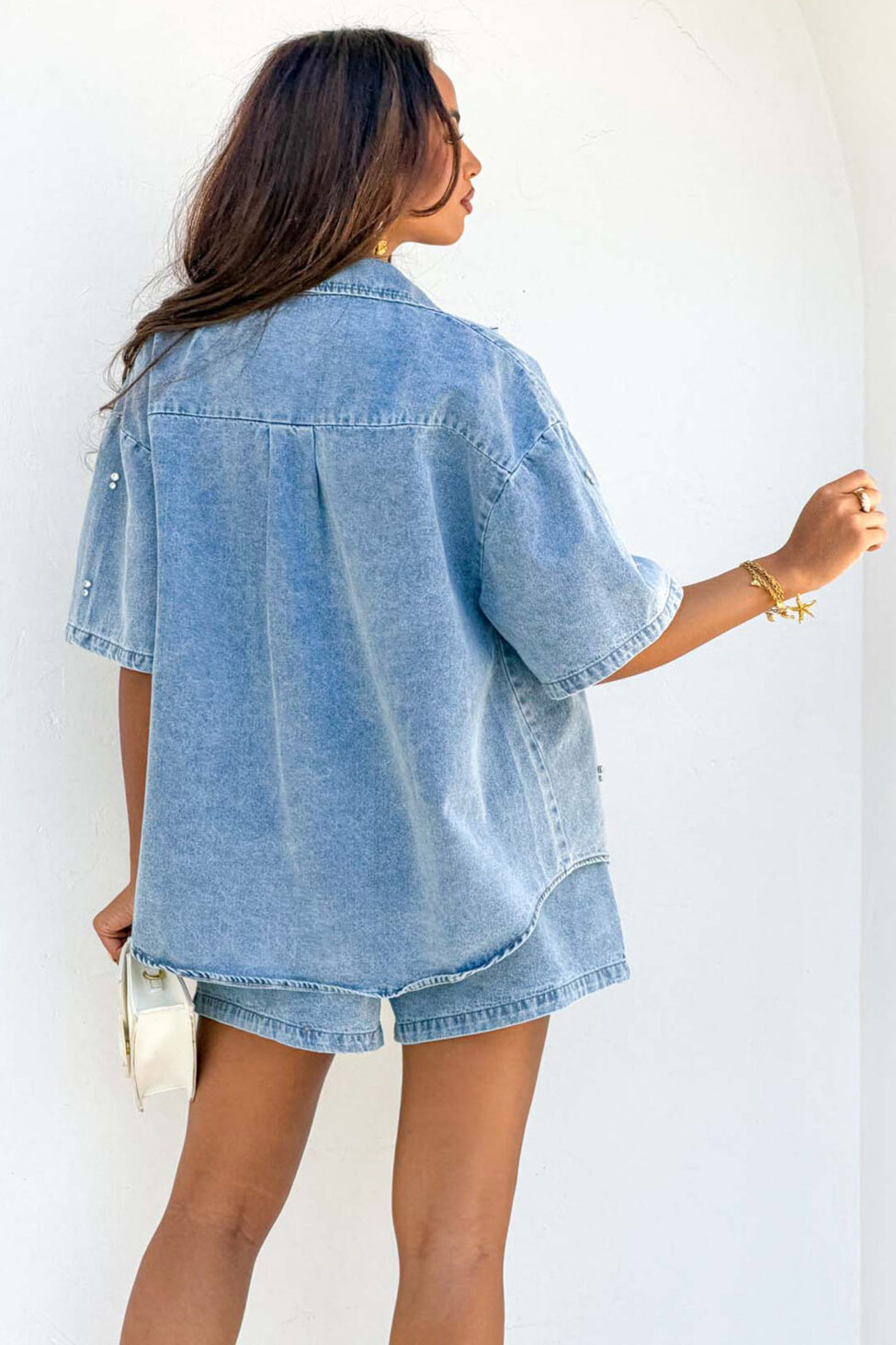 Raye σετ πουκάμισο - σορτς μπλε - Image 2