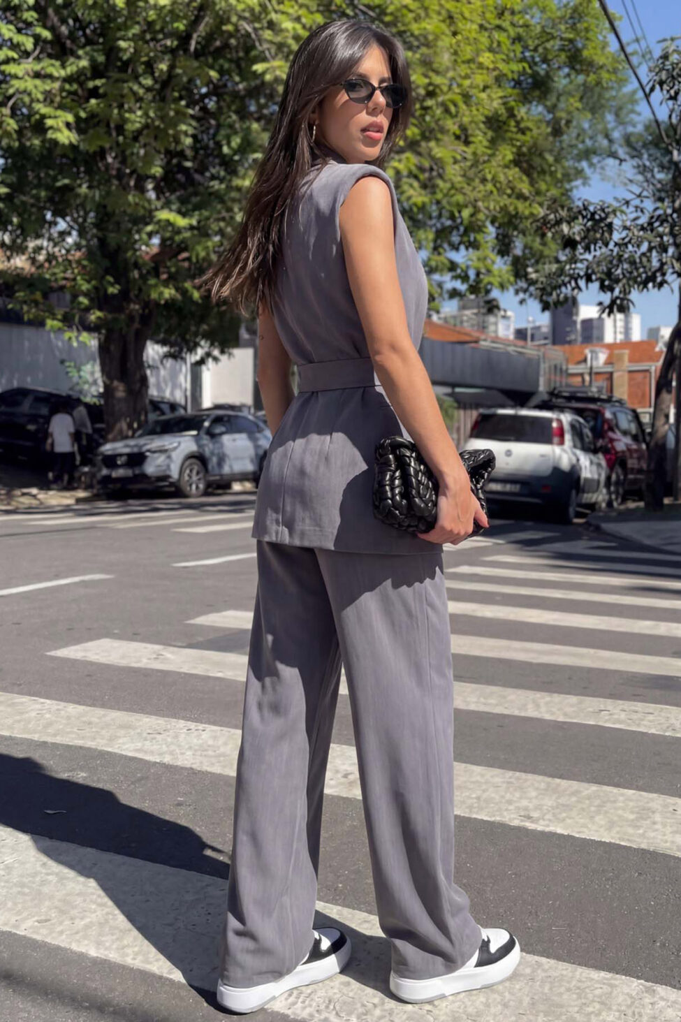 Razer σετ γιλέκο παντελόνι γκρι - Image 2