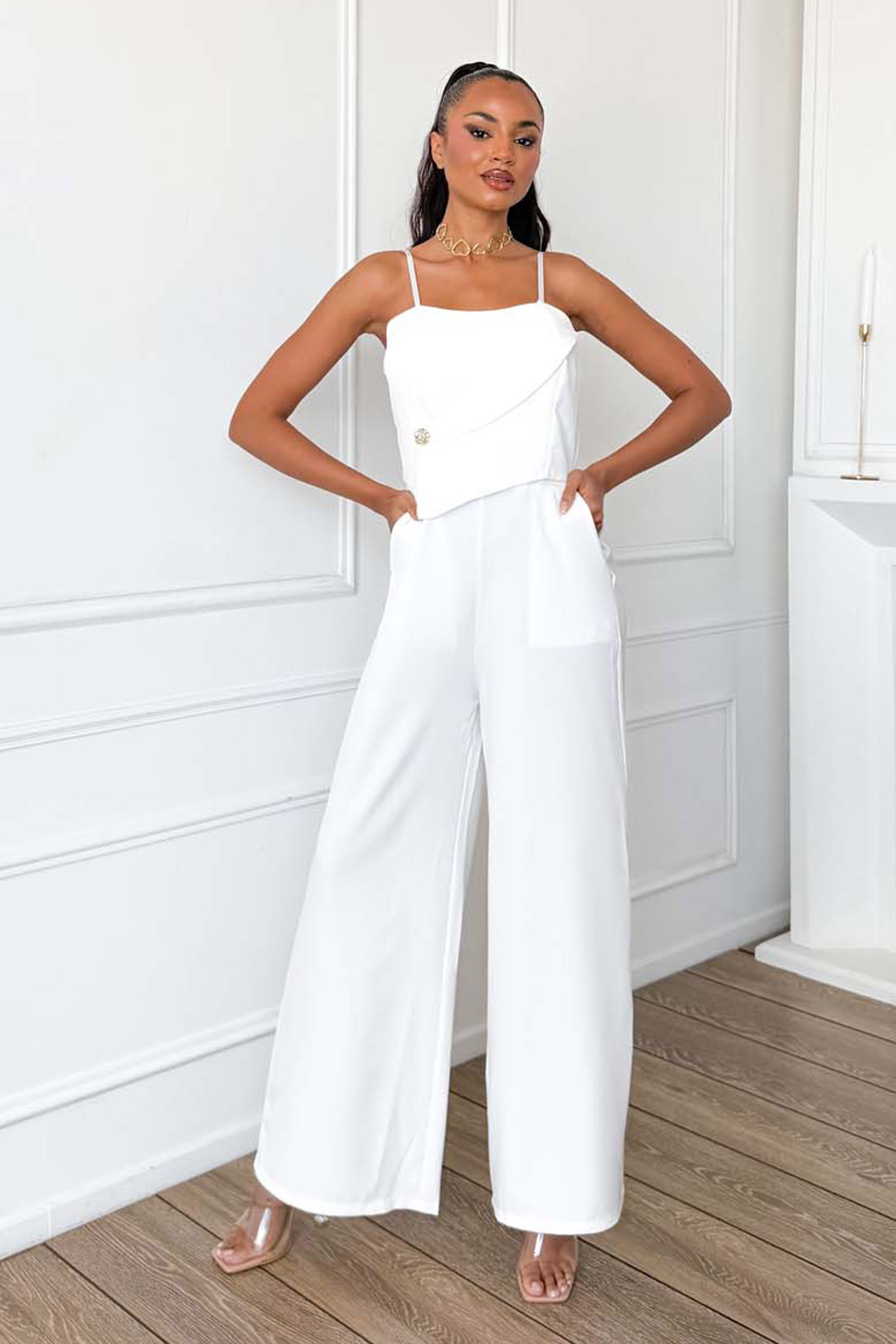 Rodine ολόσωμη φόρμα λευκό Rodine ολόσωμη φόρμα λευκό - Image 1