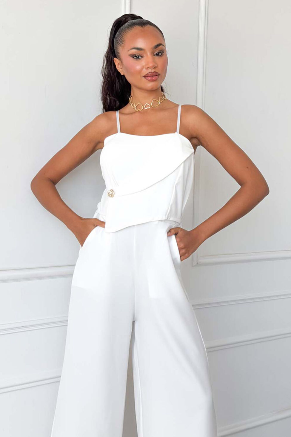 Rodine ολόσωμη φόρμα λευκό - Image 2