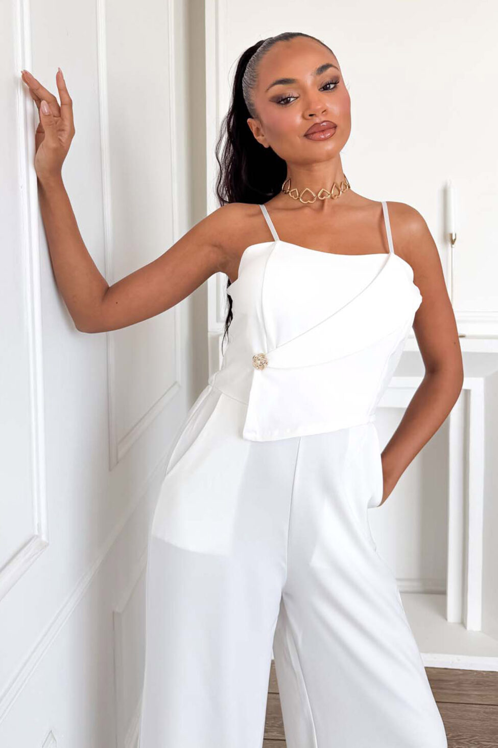 Rodine ολόσωμη φόρμα λευκό - Image 3