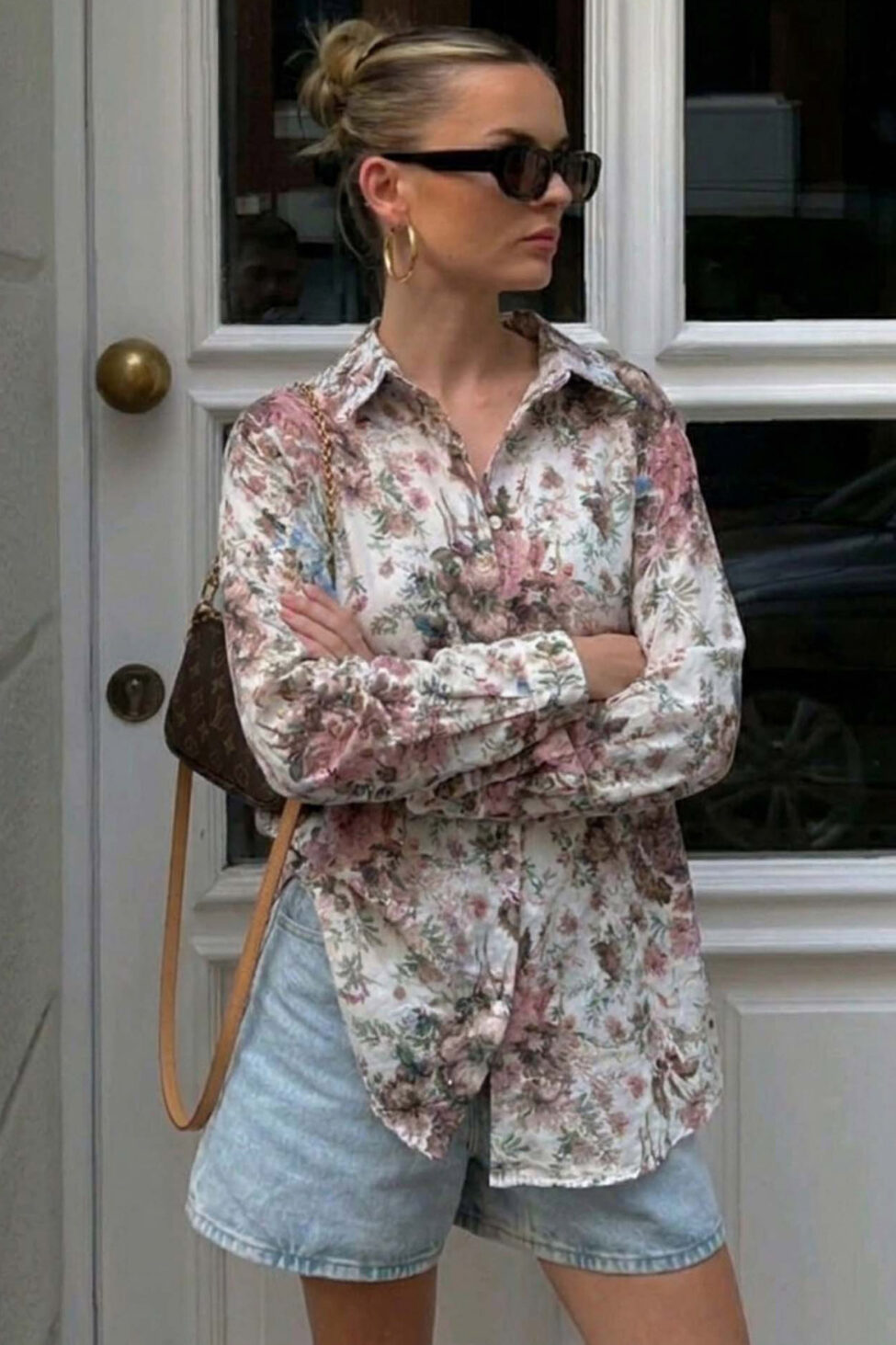Sorrel φλοράλ πουκάμισο ροζ - Image 2